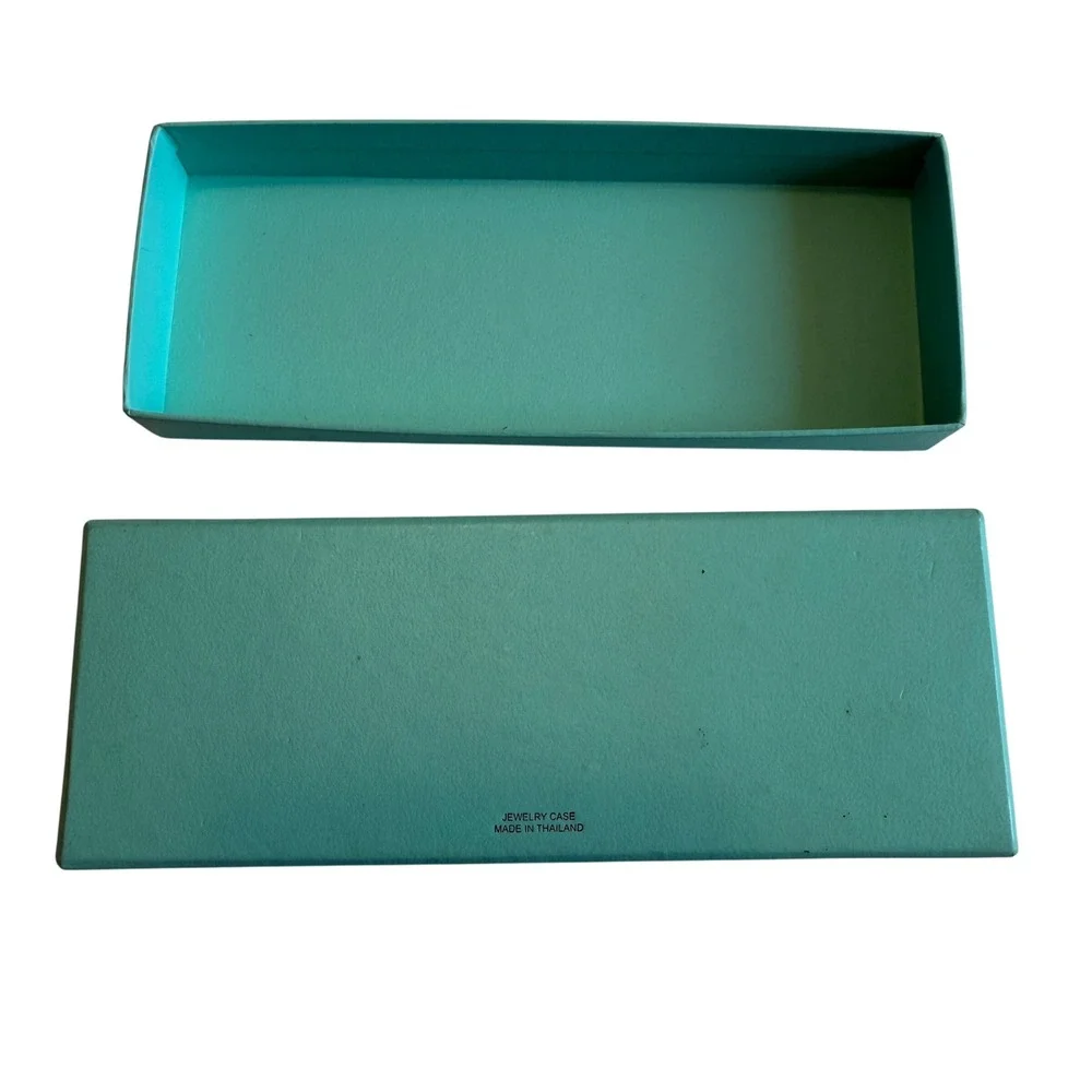 Authentic TIFFANY & CO Watch Presentation Box Set (2pc) Blue Box and Velvet Case